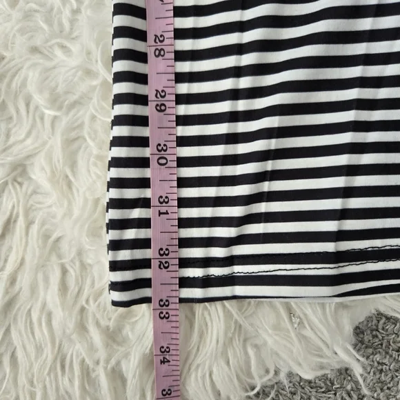 Fashion Casual Drawstring Elastic Waist Womens Stripe Wide Leg Pants. Bl… - Picture 6 of 9